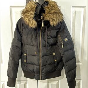 Michael Kors Black Quilted Jacket